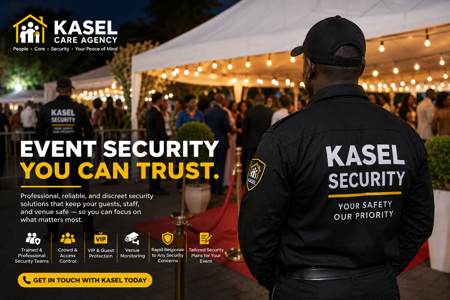 PROFESSIONAL EVENT SECURITY YOU CAN TRUST